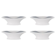 Dart Collective Lumora 角落碗, 4個, 曲線