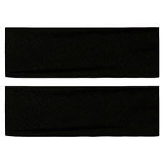 와이드 헤어밴드, 블랙, 2개