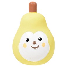 레드퍼피 강아지 라텍스 과일 삑삑이 장난감, 옐로우, 1개