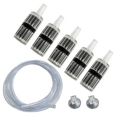 Samaqua Refresh Ziss 氣泡石 5入 + Samaqua 風管 3m + 風管吸盤 2入 套組 zad-12, 1套