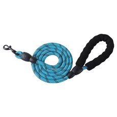 바이데 강아지 가벼운 핸즈프리 리드줄, 피코크블루F, 1개