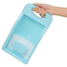 에스비 속옷 양말용 미니 손 빨래판 33 x 18.5 x 8.8 cm, 스카이블루, 1개