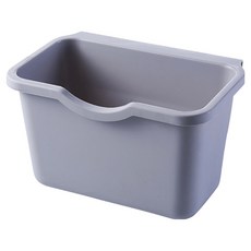 에스비 가정용 주방 걸이용 쓰레기통, 회색