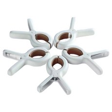 쏘블랑 논슬립 대형 빨래집게, 브라운, 5개