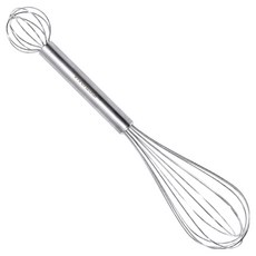 vivenzadi 全不鏽鋼雙面打發棒攪拌器 28cm, 1個, 單一顏色