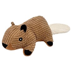 doongdoongpet 寵物響紙海狸娃娃啾啾玩具, 1個, 混色