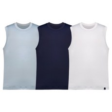 mrkids 男童用吸濕速乾Aerolight肌肉T恤運動背心3件組