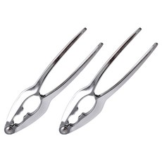 Flow Code堅果核桃開殼鉗型錘 小型, 銀, 2個