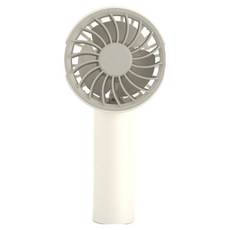 텐즈 솔솔 미니 충전식 휴대용 선풍기 + 충전케이블 + 핸드스트랩 세트, TENS-01, 그레이