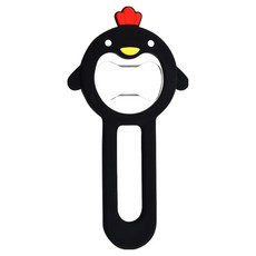 머니풀 귀여운 애니멀 자석 병따개, 블랙, 1개