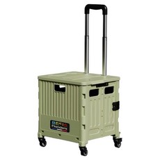 Flanders 折疊式購物車 70L C型, 1個, 綠色