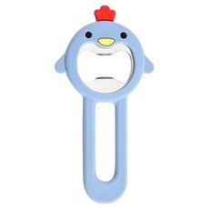 머니풀 귀여운 애니멀 자석 병따개, 블루, 1개