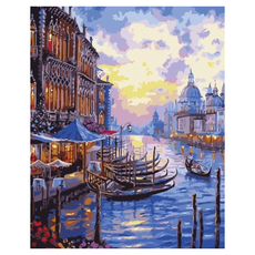 莫諾根特 DIY 歐洲名勝風景名畫油畫組, 1套, 類型 J