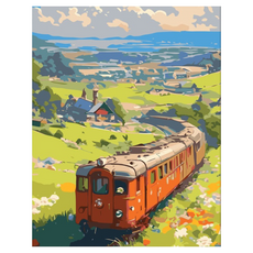 모노젠트 DIY 페인팅 피포페인팅 명화 자연풍경그리기, Type X, 1세트