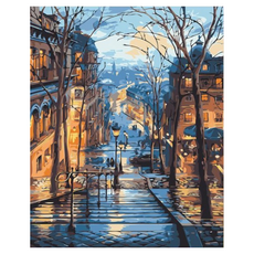 莫諾根特 DIY 歐洲名勝風景名畫油畫組, 1套, 類型 H