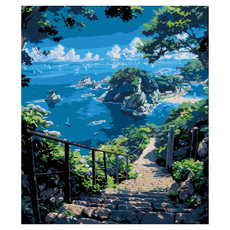 모노젠트 DIY 페인팅 피포페인팅 명화 자연풍경그리기, Type N, 1세트