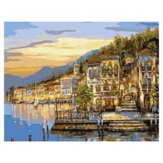 모노젠트 DIY 명화 유럽 명소 풍경그리기 유화 세트, Type R, 1세트