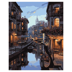 莫諾根特 DIY 歐洲名勝風景名畫油畫組, 1套, 類型 L