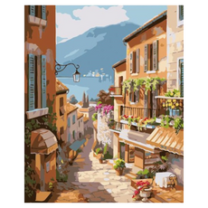 Monojent DIY名畫歐洲名勝風景畫油畫組, 1組, Type F