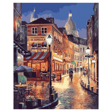 莫諾根特 DIY 歐洲名勝風景名畫油畫組, 1套, 類型 N