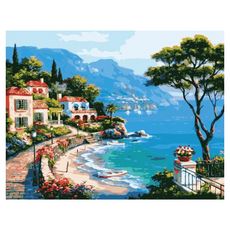 모노젠트 DIY 명화 유럽 명소 풍경그리기 유화 세트, Type S, 1세트