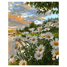 Monogent DIY油畫 數字油畫 名畫 花卉繪畫, 1套, Type H