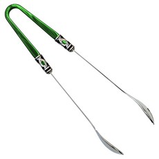 BUGATTI 阿拉丁 裝飾環 霧面 沙拉夾 30 x 6 cm, 1個, 綠色