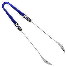 BUGATTI 阿拉丁 裝飾環 霧面 沙拉夾 30 x 6 cm, 1個, 藍色