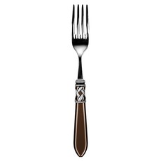 BUGATTI Aladdin阿拉丁裝飾環霧面餐叉 22 x 3 cm, 1個, 瑪瑙黑