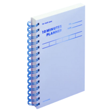 motemote 半年10分鐘讀書法計畫本, 1本, 寧靜藍