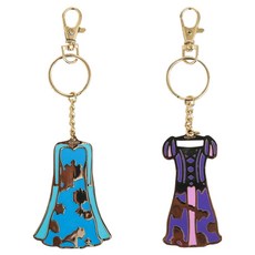 公主鑰匙圈2件組, 艾莎, 樂佩, 1套