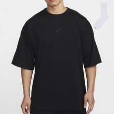 Nike男款優質Essential大尺碼短袖T恤 HF9607-010+Well Done襪子組