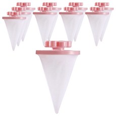 Goodssum 四葉草洗衣袋 5 x 9.2 x 15.5 cm 20g, 10個, 粉紅色