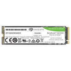 씨게이트 바라쿠다 530 M.2 NVMe SSD, 1024GB, ZP1024CM30003