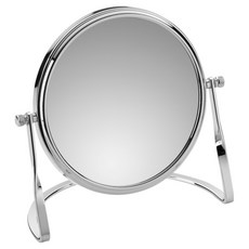 kela 雙面圓形桌鏡 12.5cm, 銀色