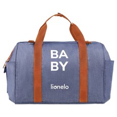 lionelo 多用途時尚大托特媽媽包 IDA, 丹寧藍