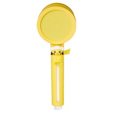 Beyon 寶可夢 皮卡丘 濾芯加壓蓮蓬頭, 黃色, 1個