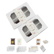 核桃羊羹DIY組合包, 1套, 8格羊羹模具4盤份量