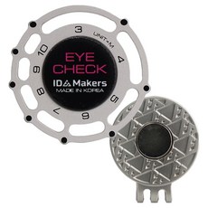IdMakers iCheck 高爾夫球標記 偵察距離測量 禮品組, 1套, 銀粉色
