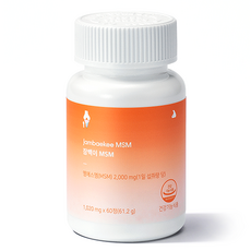 Jambaekee MSM 61.2g, 1個, 60錠