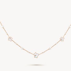 LOLA ROSE 女款 New Ivy 珍珠多墜飾層次感項鍊 LR50061