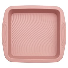 Queen's Living 烘焙方形蛋糕模具, 1個, 淺粉色