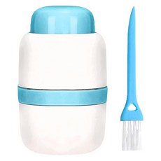 蕉蕉購物 簡約風多功能切藥器, 迷你便攜，精準分藥，附清潔刷，安全鎖設計, 1個