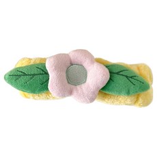 난리시스터즈 귀여운 꽃모양 세안밴드, 1개, 노란색