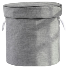 寶寶雜物一秒快速收納桶, 灰色, 1個