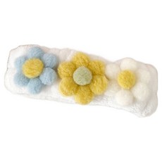 난리시스터즈 꽃모양 세안밴드, 1개, 흰색