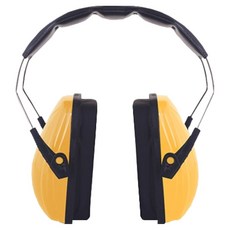 TIS 소음차단 다용도 헤드셋 옐로우, 1개, 1개입