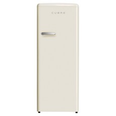 쿠오레 레트로 219L 일반형 냉장고 방문설치, 크림 베이지, CRR-219E