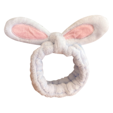 淘氣姐妹 可愛兔耳洗臉髮帶, 1個, 天空藍