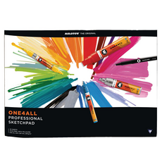 MOLOTOW ONE4ALL Professional Sketchpad 繪圖紙 橫 DIN landscape, A3, 40張, 1本